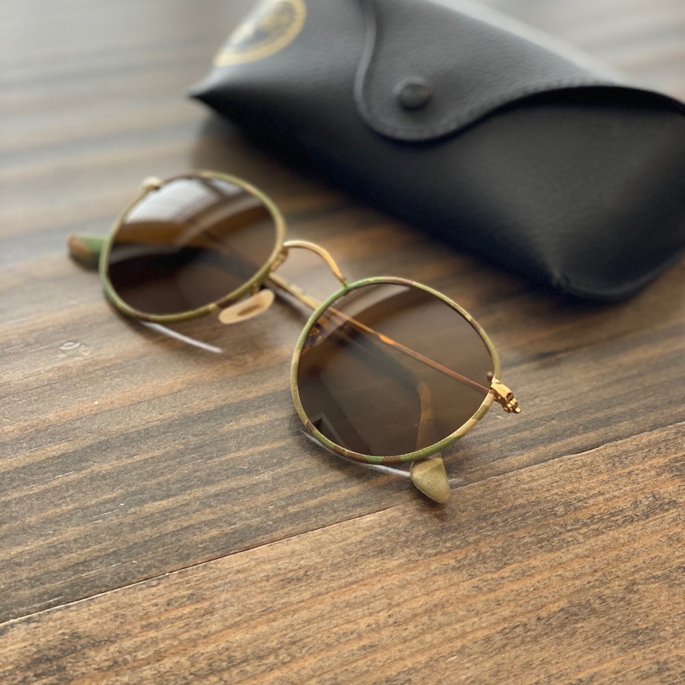 Ray-Ban Round Metal Classic Camo Sunglasses